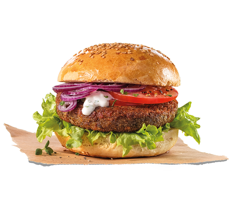 Grafik, die kur Inhalt & Herstellung des Instektenburgers beschreibt